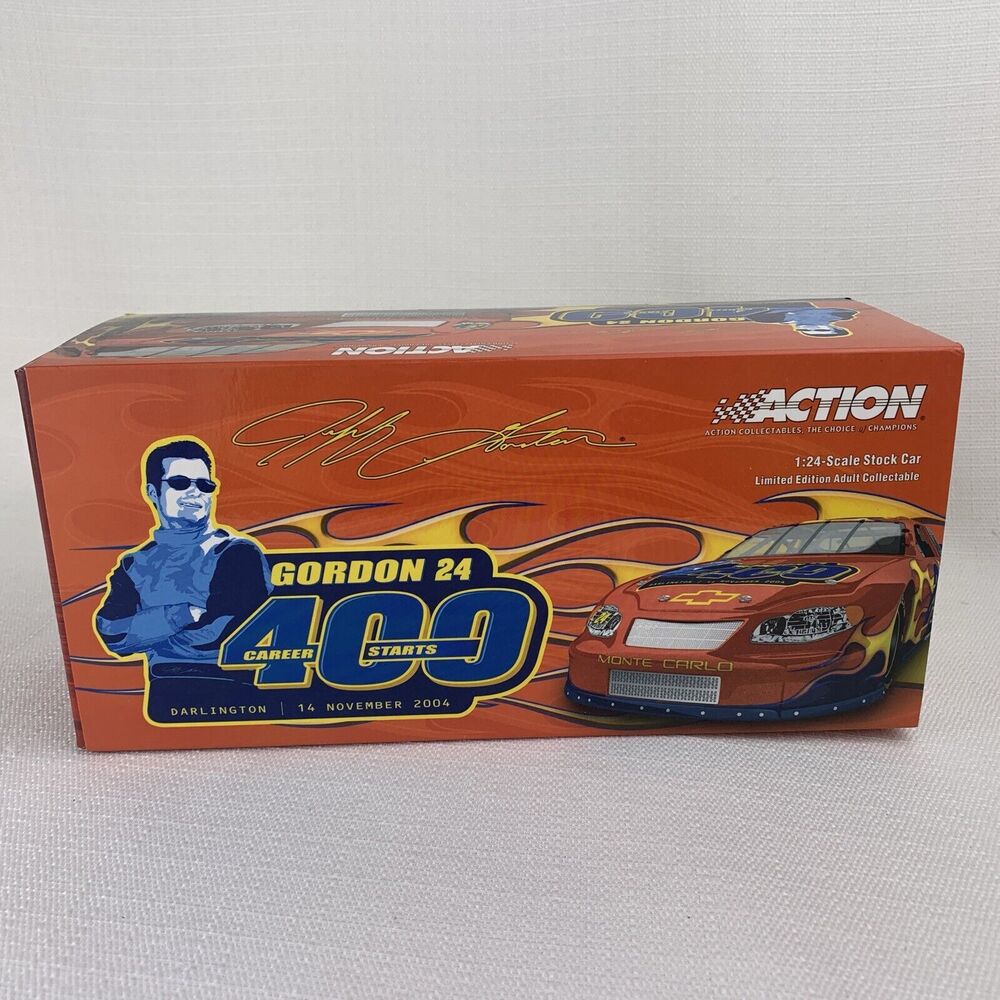 2004 Jeff Gordon #24 400th Start Monte Carlo 1:24 NASCAR Action New!